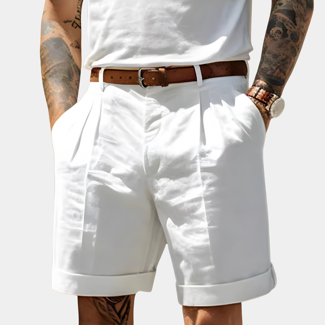 Adrian™ | Op maat gemaakte Katoenen Bermuda Shorts
