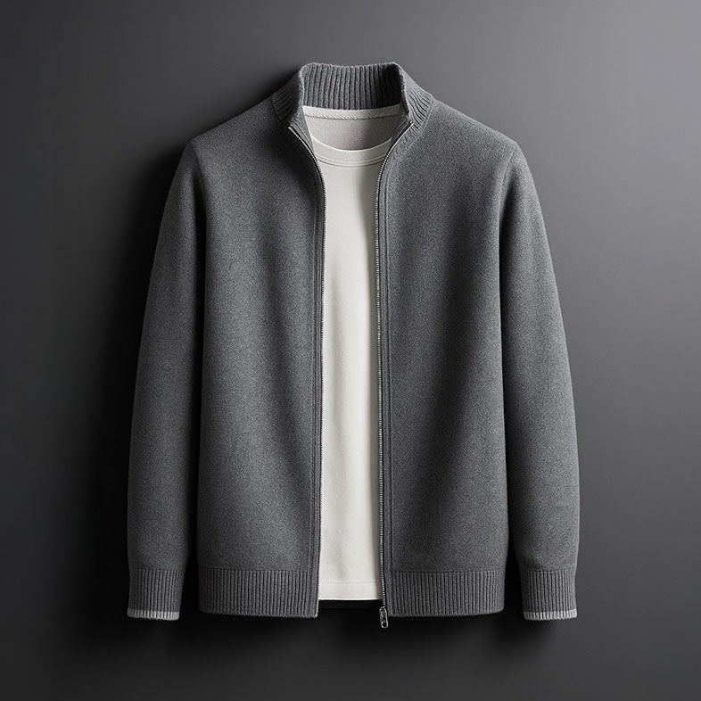 Jack | Minimalistische Gebreide Zip Jacket