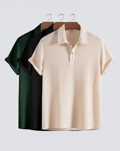 Mason™ | Textured Waffle Knit Shirt