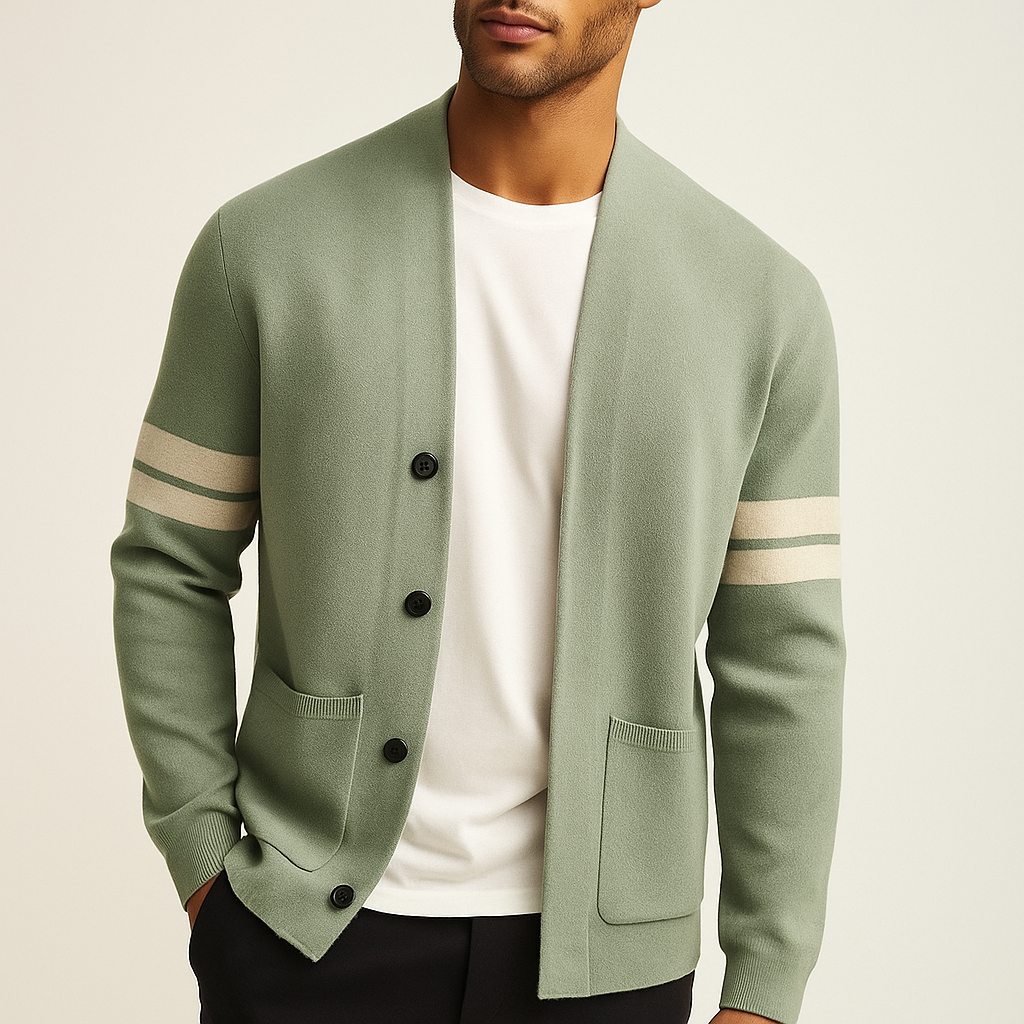 Noah | Moderne Heren Brei Cardigan