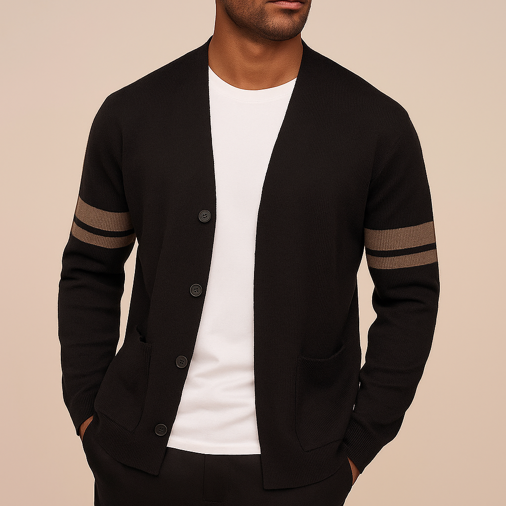 Noah | Moderne Heren Brei Cardigan