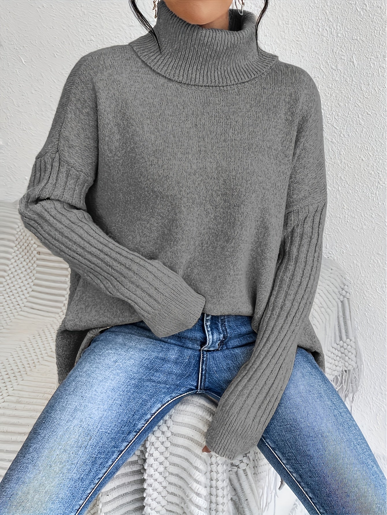 Bella | Cozy Knit Turtleneck
