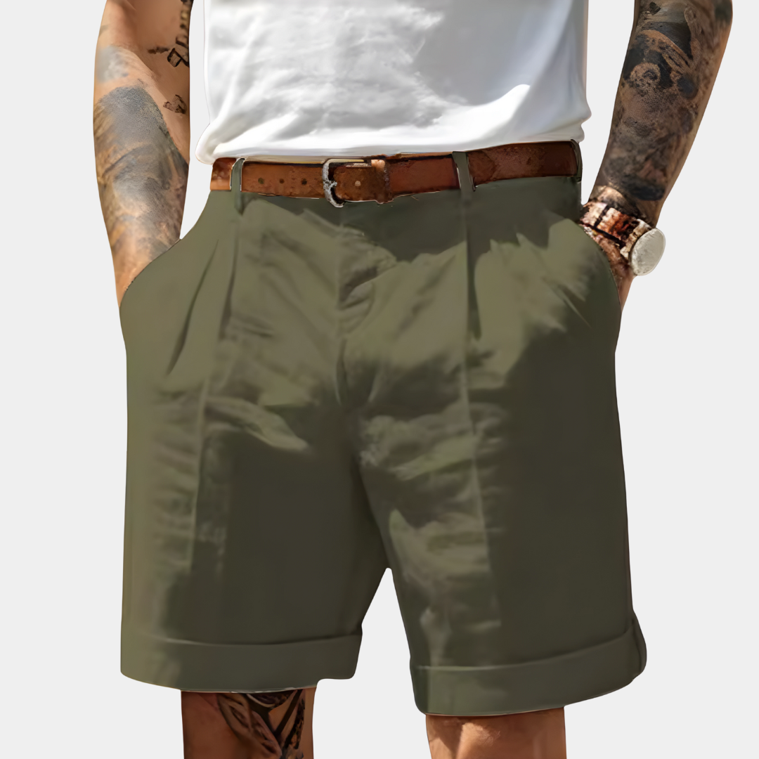 Adrian™ | Op maat gemaakte Katoenen Bermuda Shorts