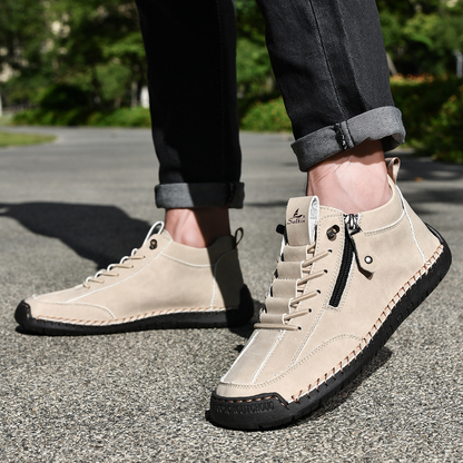 Chris | Everyday Nubuck Zip Shoes