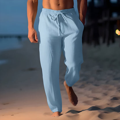 Liam™ | Ontspannen Linnen Strandbroek