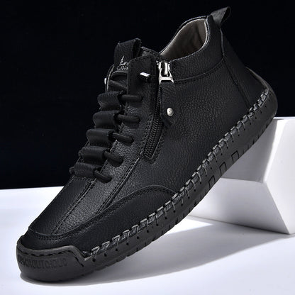 Chris | Everyday Nubuck Zip Shoes