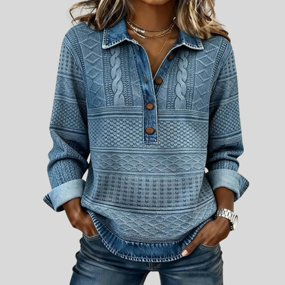 Naomi™ | Gevlochten Textuur Sweatshirt