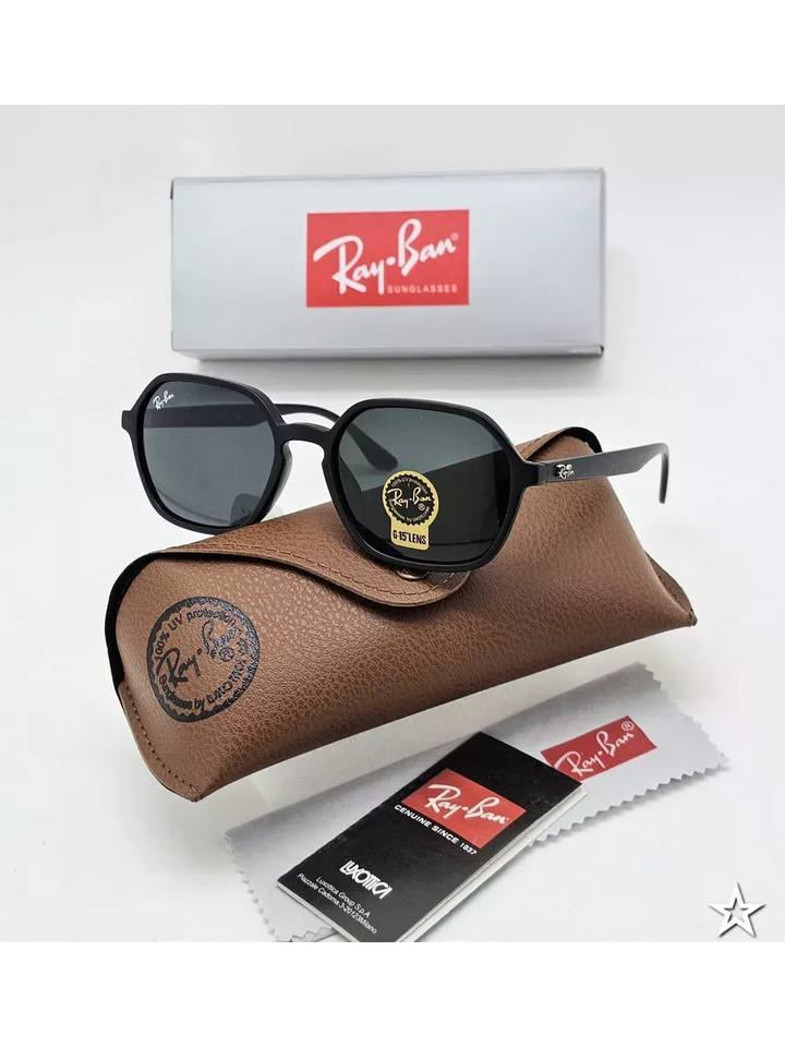 Ray-Ban Zonnebril — Strak Vierkant Montuur