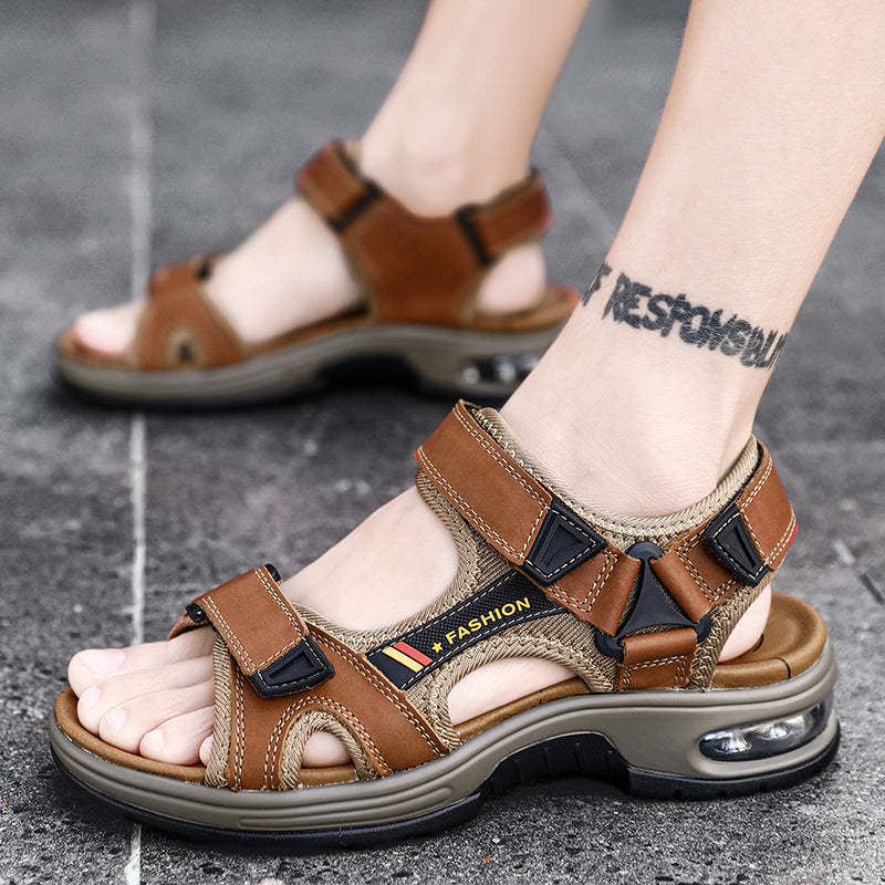 Breon™ | Klassieke Comfort Leren Sandalen