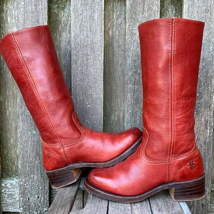 Amelia | Vintage Leren Boots