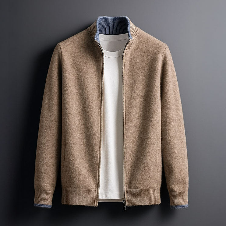 Jack | Minimalistische Gebreide Zip Jacket
