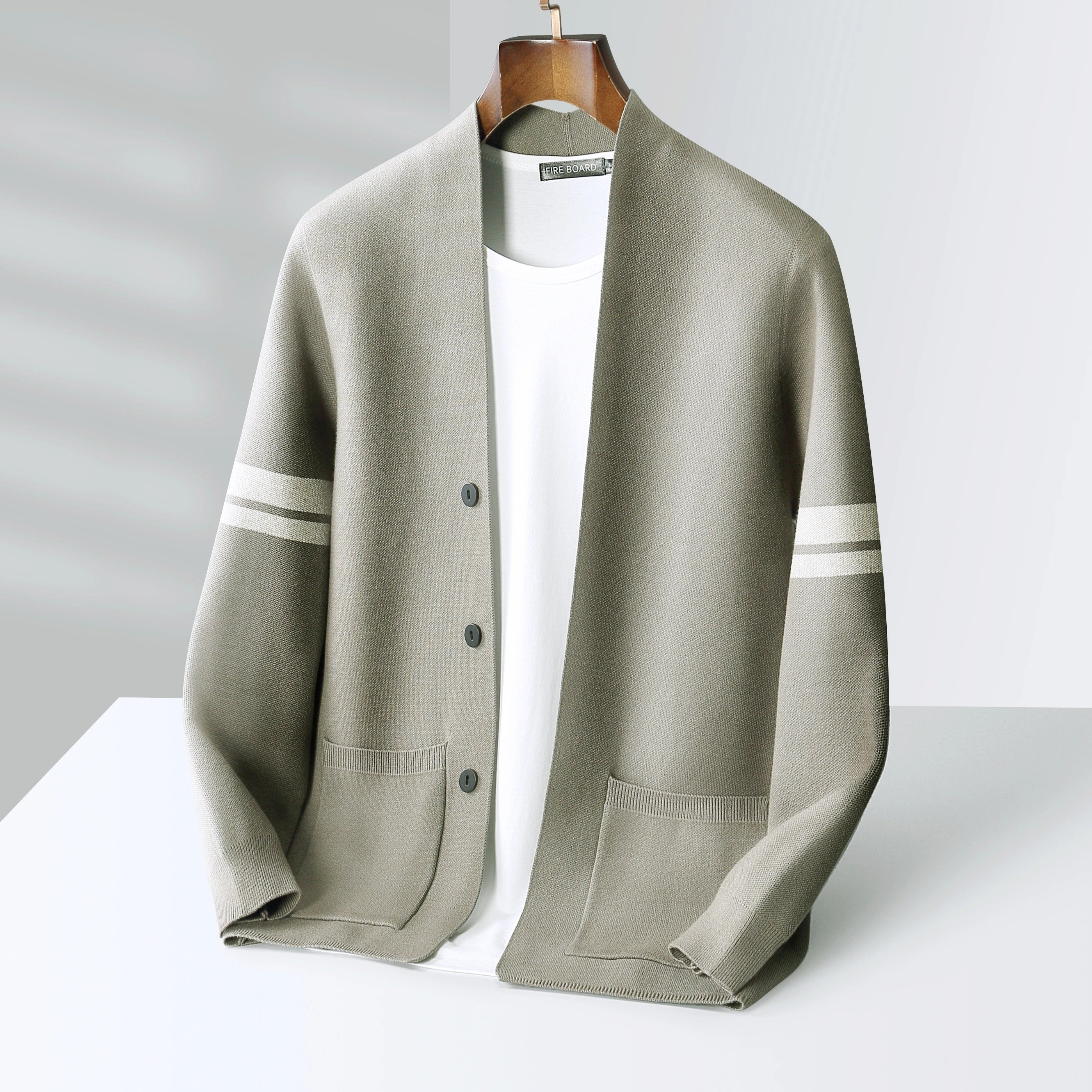Noah | Moderne Heren Brei Cardigan