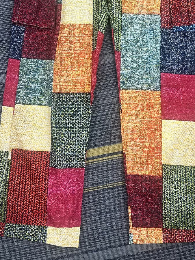 Steve | Heren Patchwork Cargo Broek