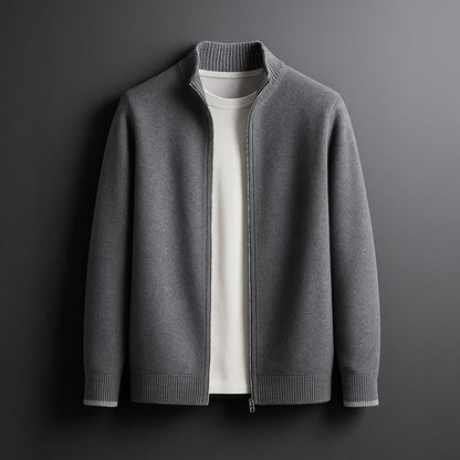 Jack | Minimalistische Gebreide Zip Jacket