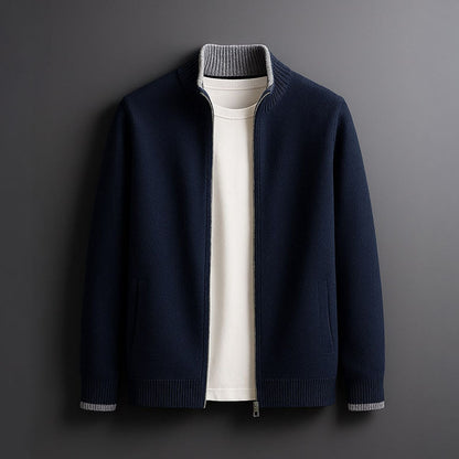 Jack | Minimalistische Gebreide Zip Jacket